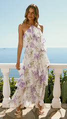Soho Maxi Dress - Lilac Floral