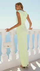 Lilah Maxi Dress - Lime