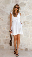 Pip Mini Dress - White