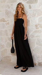 Pippy Maxi Dress - Black