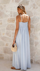 Pippy Maxi Dress - Blue
