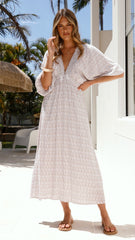 Camille Midi Dress - Atlas Print