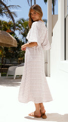 Camille Midi Dress - Atlas Print