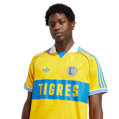 adidas Men's Tigres UANL Retro Anniversary Jersey 25/26 (Gold)