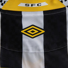 Umbro Men's Neymar Jr Santos FC Away Jersey 25/26 (Black/White)