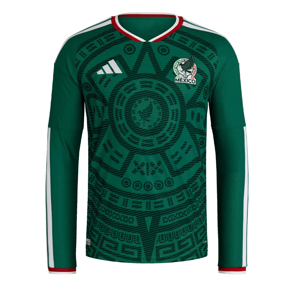 adidas Mexico 2026 Home Authentic Jersey Long Sleeve