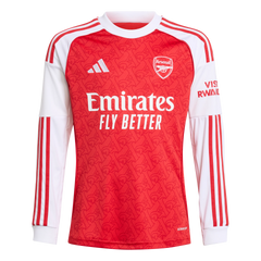 adidas Arsenal 25/26 Long Sleeve Home Jersey Kids