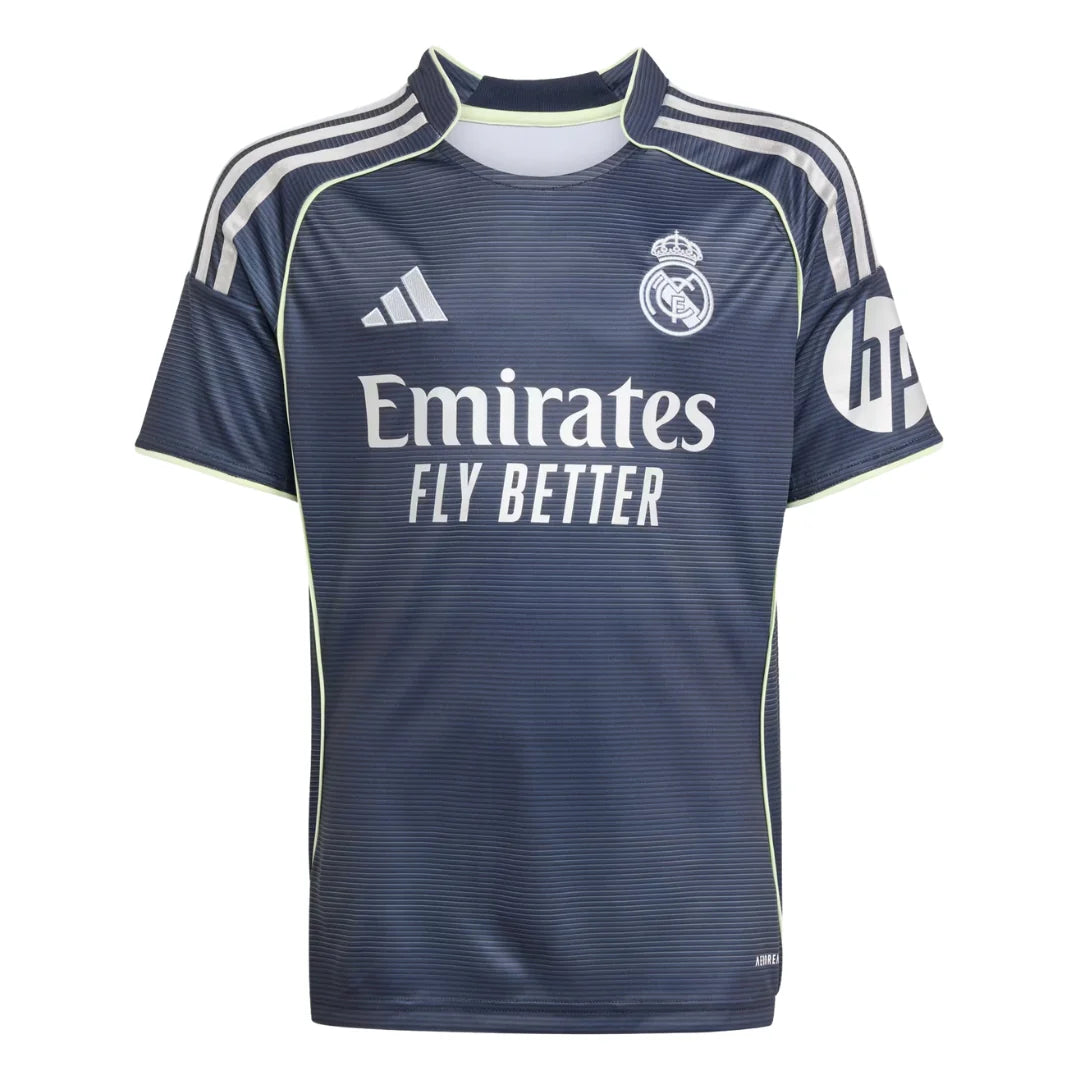 adidas Youth Real Madrid Away Jersey 25/26 (Legend Ink)