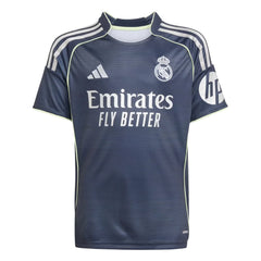 adidas Youth Real Madrid Away Jersey 25/26 (Legend Ink)