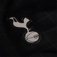 Nike Men's Tottenham Away Jersey w/ EPL + No Room For Racism Patches 25/26 (Black/Iron)