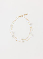 Serena Pearl Necklace - Pearl/Gold