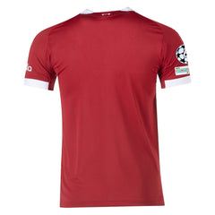 adidas Men's Liverpool FC Authentic Home Jersey 25/26 w/ Champions League Patches (Strawberry Red)