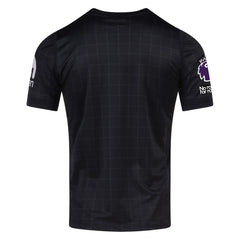Nike Men's Tottenham Away Jersey w/ EPL + No Room For Racism Patches 25/26 (Black/Iron)