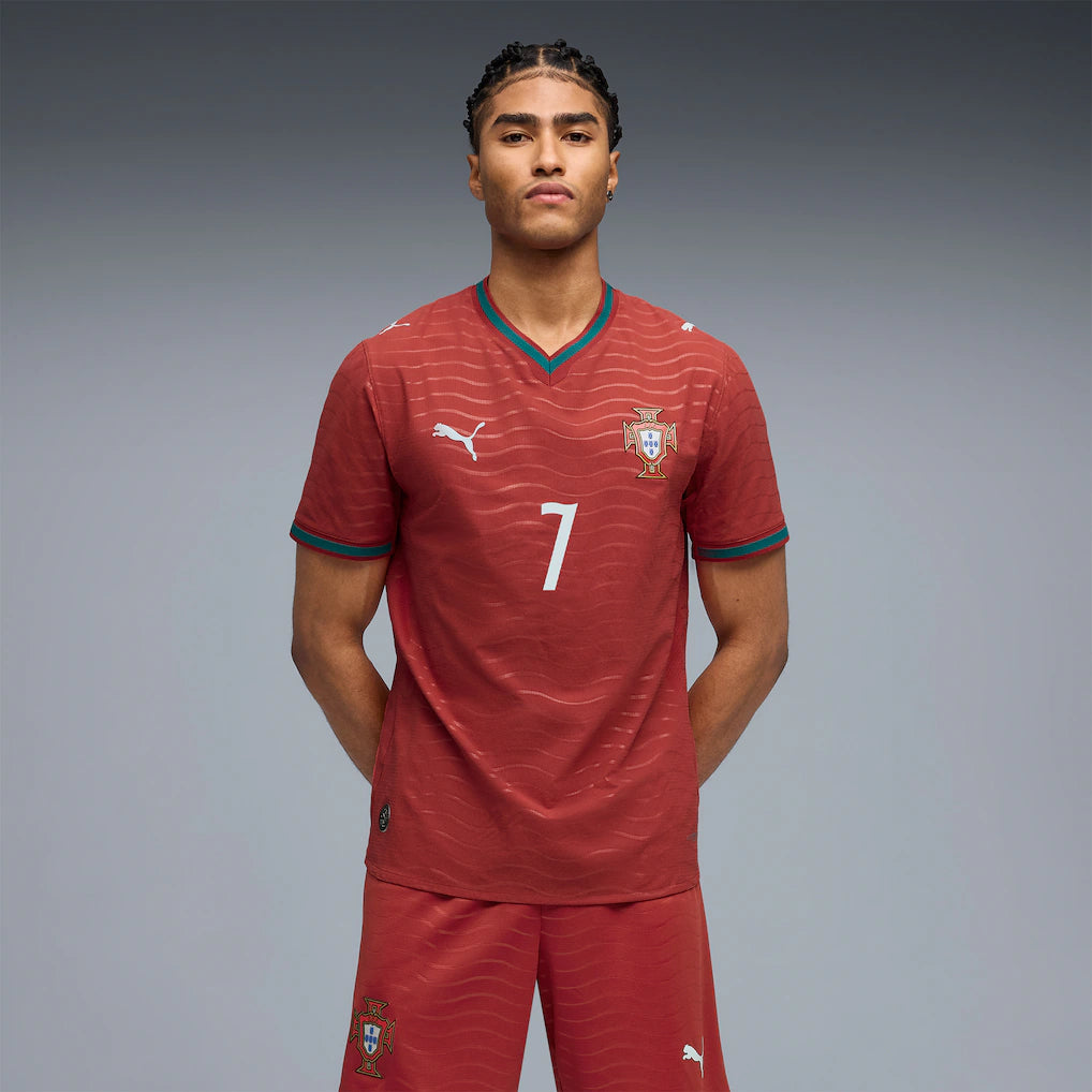 Cristiano Ronaldo Portugal National Team Puma 2026 Home Authentic Jersey - Red