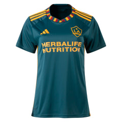 adidas Womens LA Galaxy Away Jersey 23/24 (Mystery Green/Team College Gold)