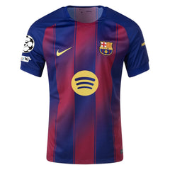 Nike FC Barcelona Home Jersey 25/26 w/ Champions League Patches (Deep Royal Blue/Midwest Gold)