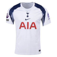 Nike Kudus Tottenham Hotspurs Home Jersey w/ EPL + No Room For Racism Patch 25/26 (White/Iron/Binary Blue)