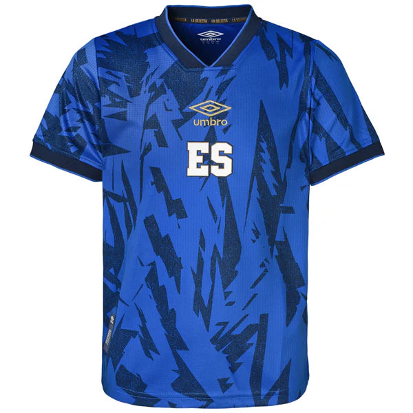 Umbro Youth El Salvador Home Jersey 23/24 (Blue)