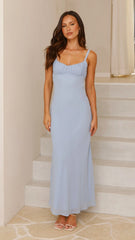 Margo Midi Dress - Blue