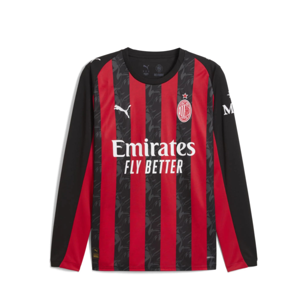 Puma AC Milan 25/26 Home Long Sleeve Jersey