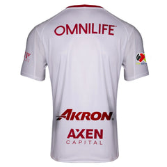 Puma Men's Chivas De Guadalajara Away Jersey 25/26 w/ BBVA MX Patch (Puma White/Red/Green)