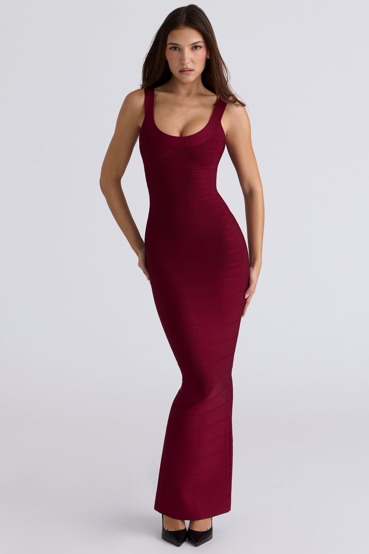 The OG-Ruby Stretch Bandage Maxi Dress