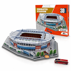 3D Paper Football Stadium Puzzle Model - Emirates Stadium