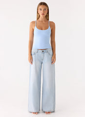 Blondie Tank Top - Blue