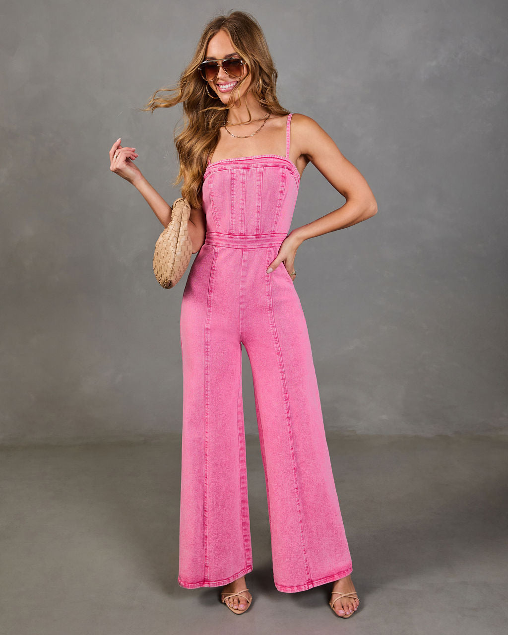 Trendsetter Denim Jumpsuit
