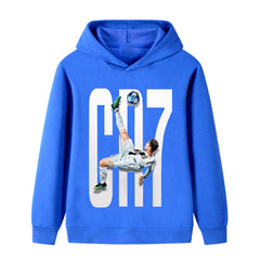 Kids’ Ronaldo Football Style Hoodie – Multiple Variants