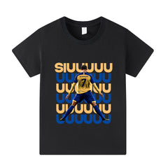 Kids’ Ronaldo Siuuu Football T-Shirt – Multiple Variants