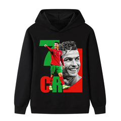Kids’ Cristiano Ronaldo Portugal Football Hoodie – Multiple Options