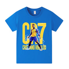 Cristiano Ronaldo Manchester United Style Kids’ Football T-Shirt - Multiple Variants
