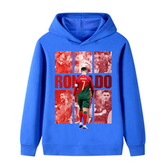 Ronaldo Portugal Style Kids’ Football Hoodie - Multiple Variants