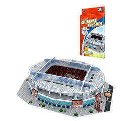 3D Paper Football Stadium Puzzle Model - Emirates Stadium