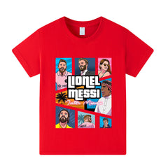 Kids’ Messi Football T-Shirt – Multiple Variants