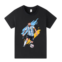 Lionel Messi Argetina Kids’ Football Design T-Shirt - Multiple Variants