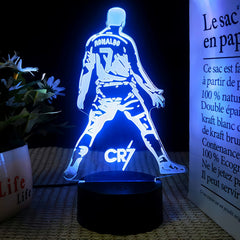 Cristiano Ronaldo 3D Illusion Lamp – Multiple Variants
