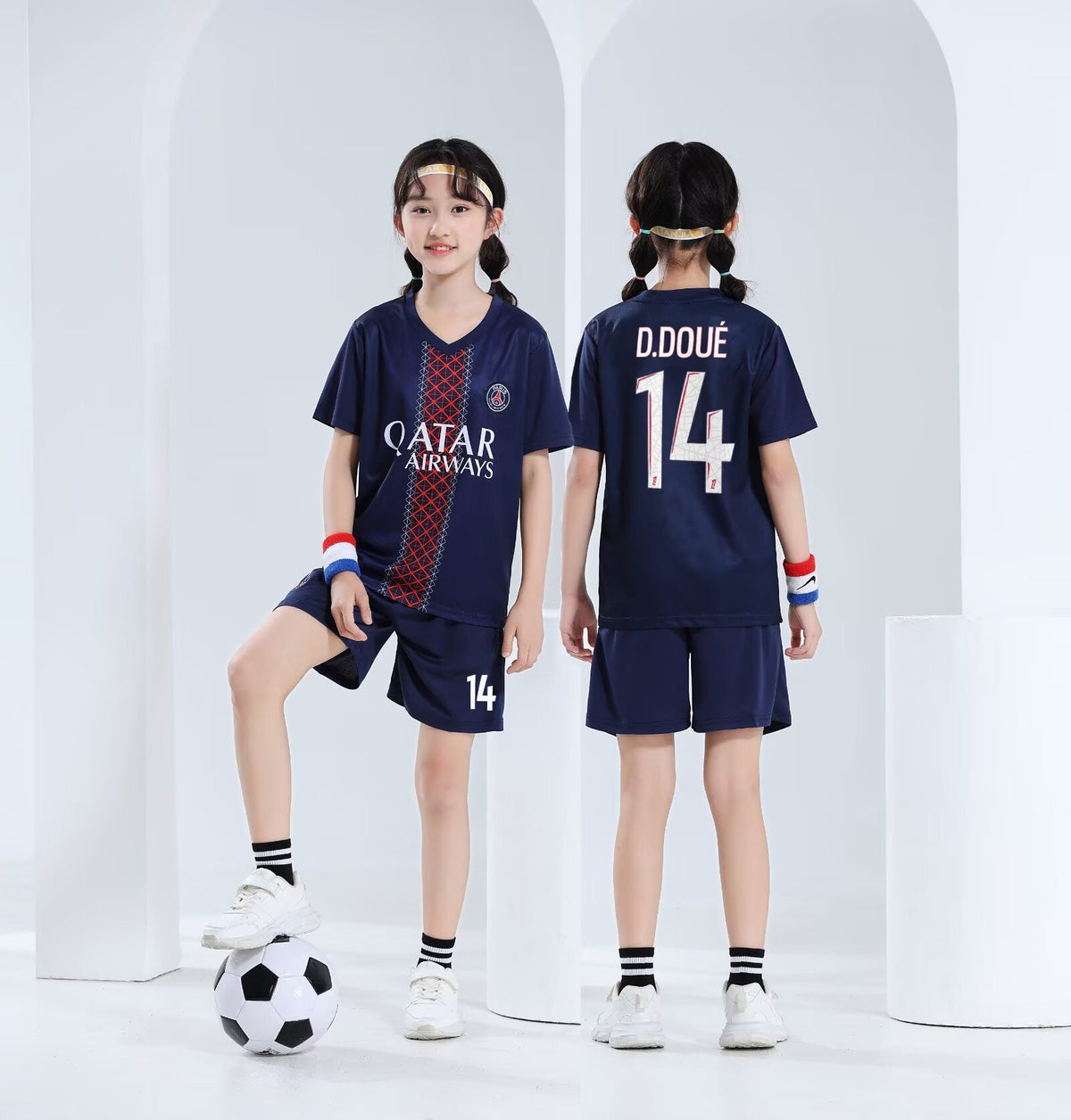 Kids’ Football Jersey & Shorts Set – Doué