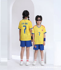 Kids’ Football Jersey & Shorts Set Colombia – Luis Díaz