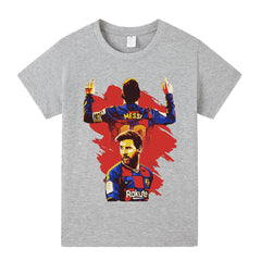 Lionel Messi Barcelona Style Kids’ Football T-Shirt - Multiple Variants