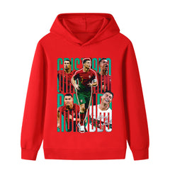 Ronaldo Portugal Kids’ Football Design Hoodie - Multiple Variants