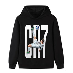 Kids’ Ronaldo Football Style Hoodie – Multiple Variants