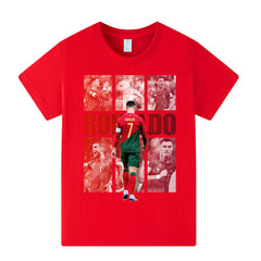 Ronaldo Portugal Style Kids’ Football T-Shirt - Multiple Variants