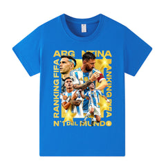 Lionel Messi Argetina Kids’ Football Style T-Shirt - Multiple Variants