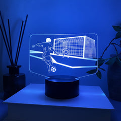 3D Illusion Football LED Lamp