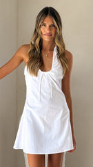 Elsie Mini Dress - White
