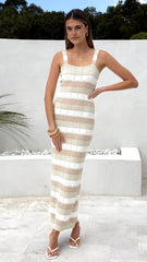 Mikayla Maxi Dress - Beige