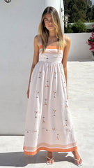 Penny Maxi Dress - Peach Martini