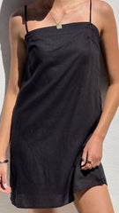Nalu Mini Dress - Black